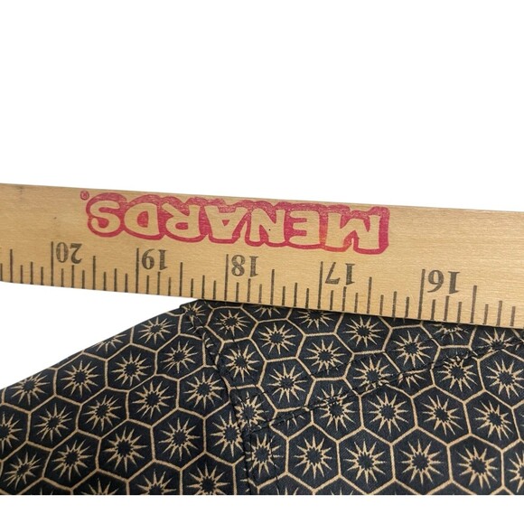 Rodeo Clothing Co. Western Plaid Pearl Snap Shirt Men’s Medium Brown Hexagon - Picture 6 of 12